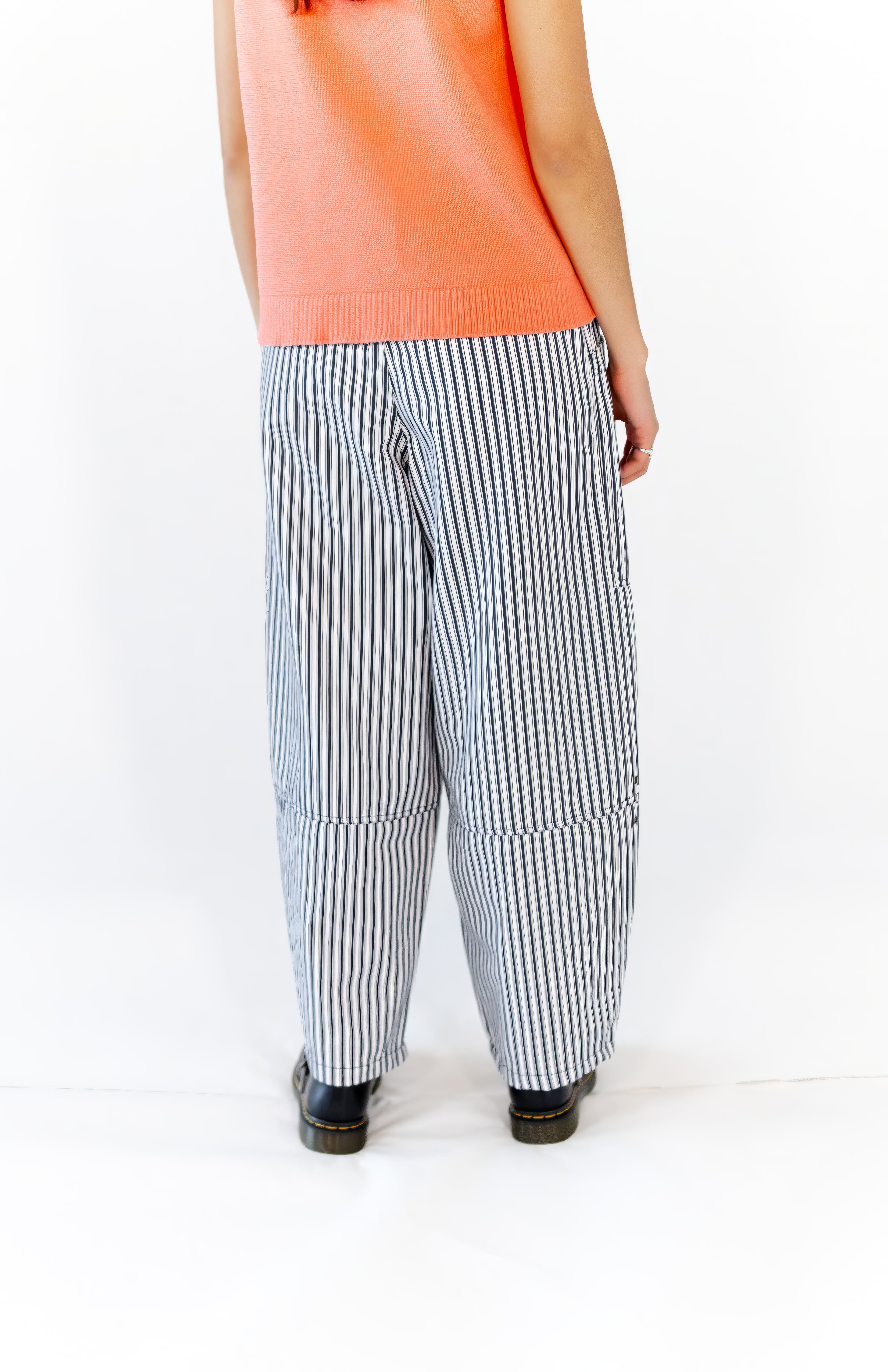 Andi Striped Pants · Navy