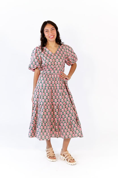 Pamina Cotton Floral Dress