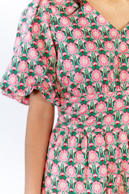 Pamina Cotton Floral Dress