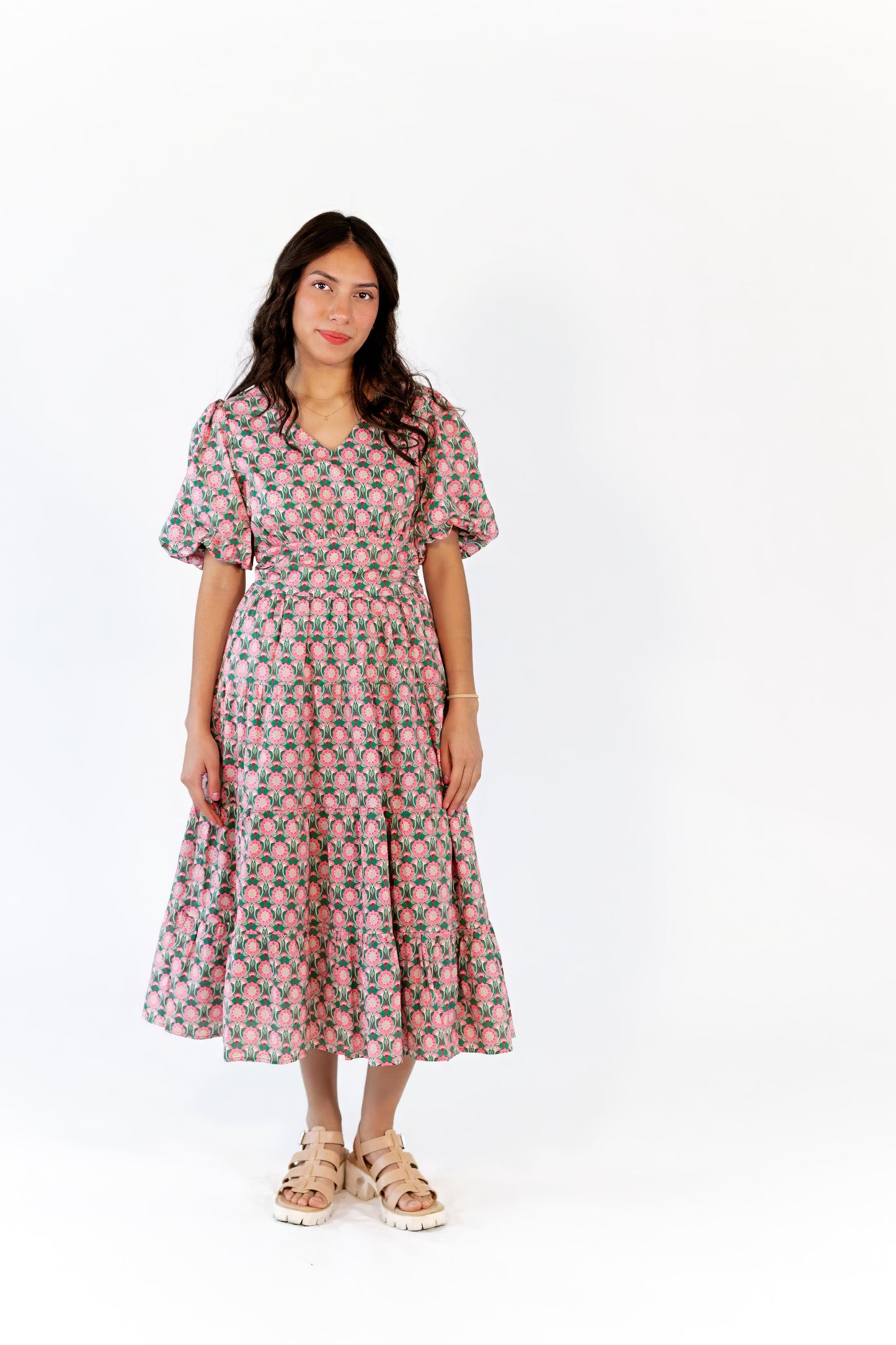 Pamina Cotton Floral Dress