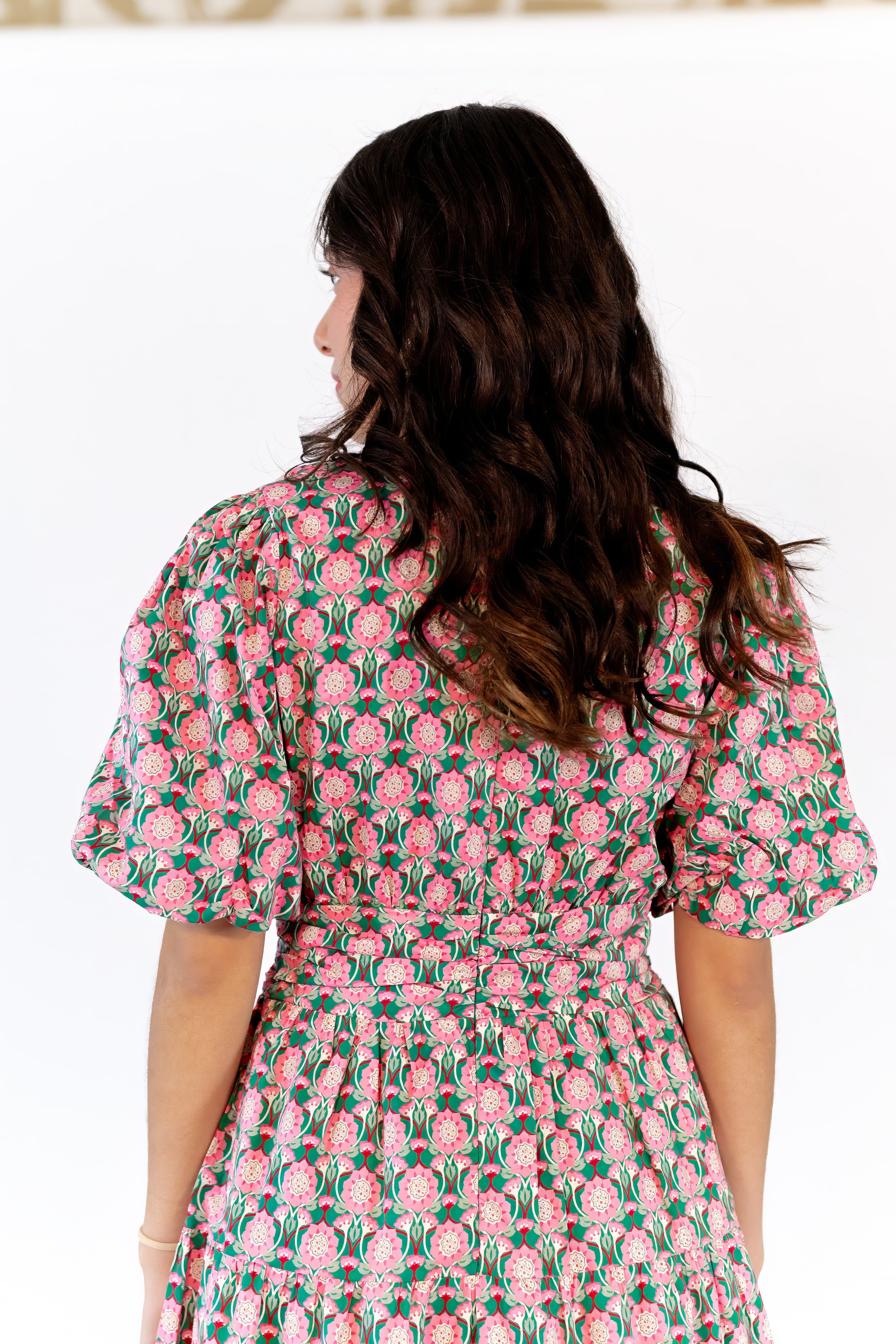 Pamina Cotton Floral Dress