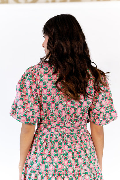 Pamina Cotton Floral Dress