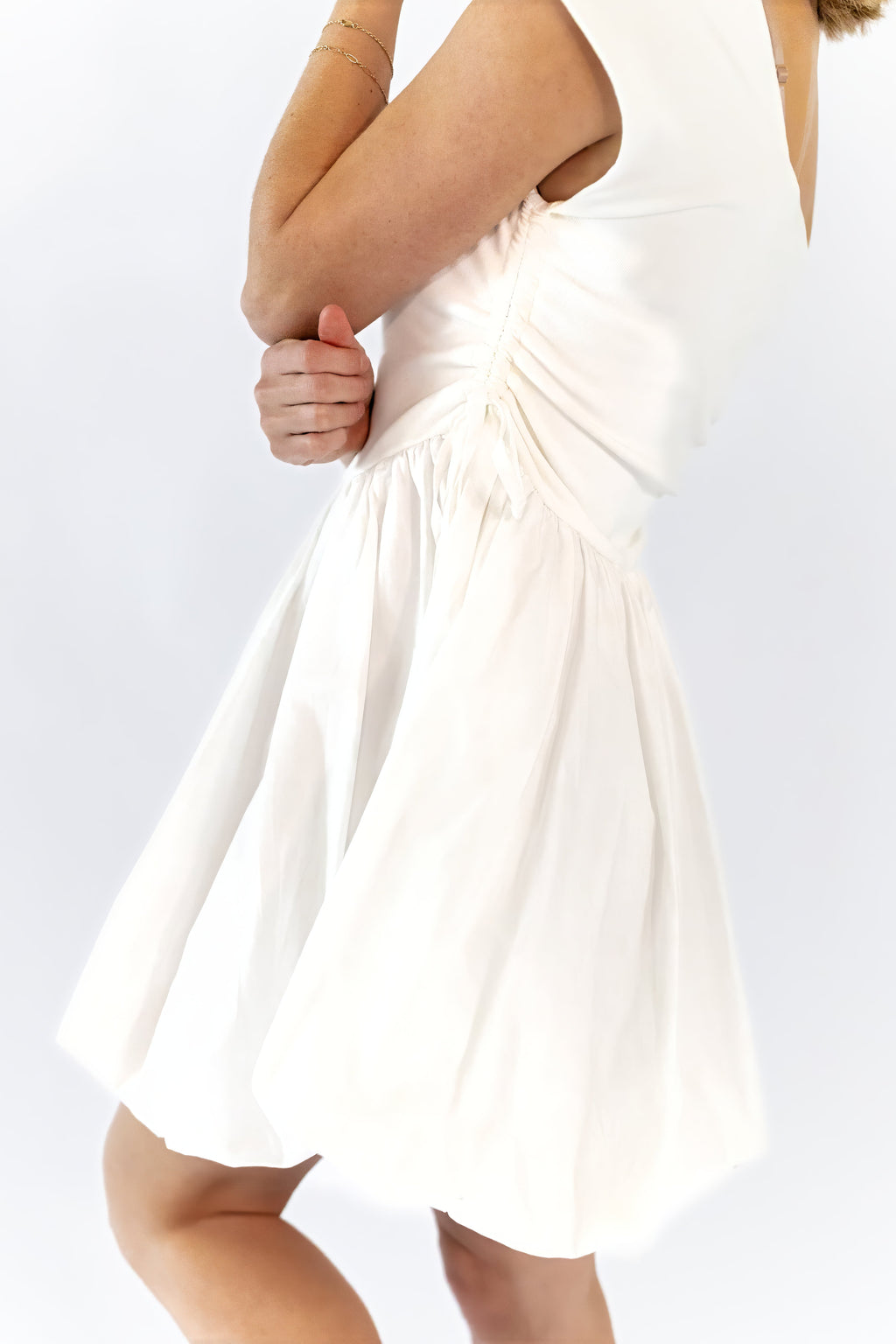 Sylvie Bubble Hem Mini Dress