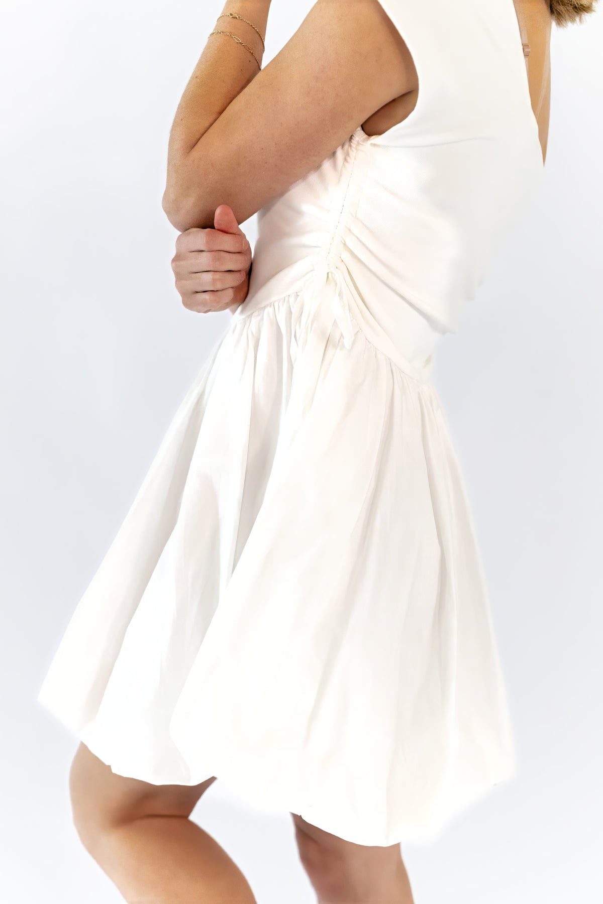 Sylvie Bubble Hem Mini Dress