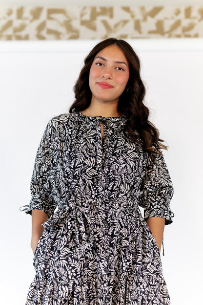 Joy Floral Midi Dress