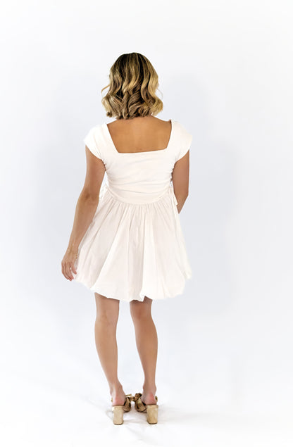 Sylvie Bubble Hem Mini Dress