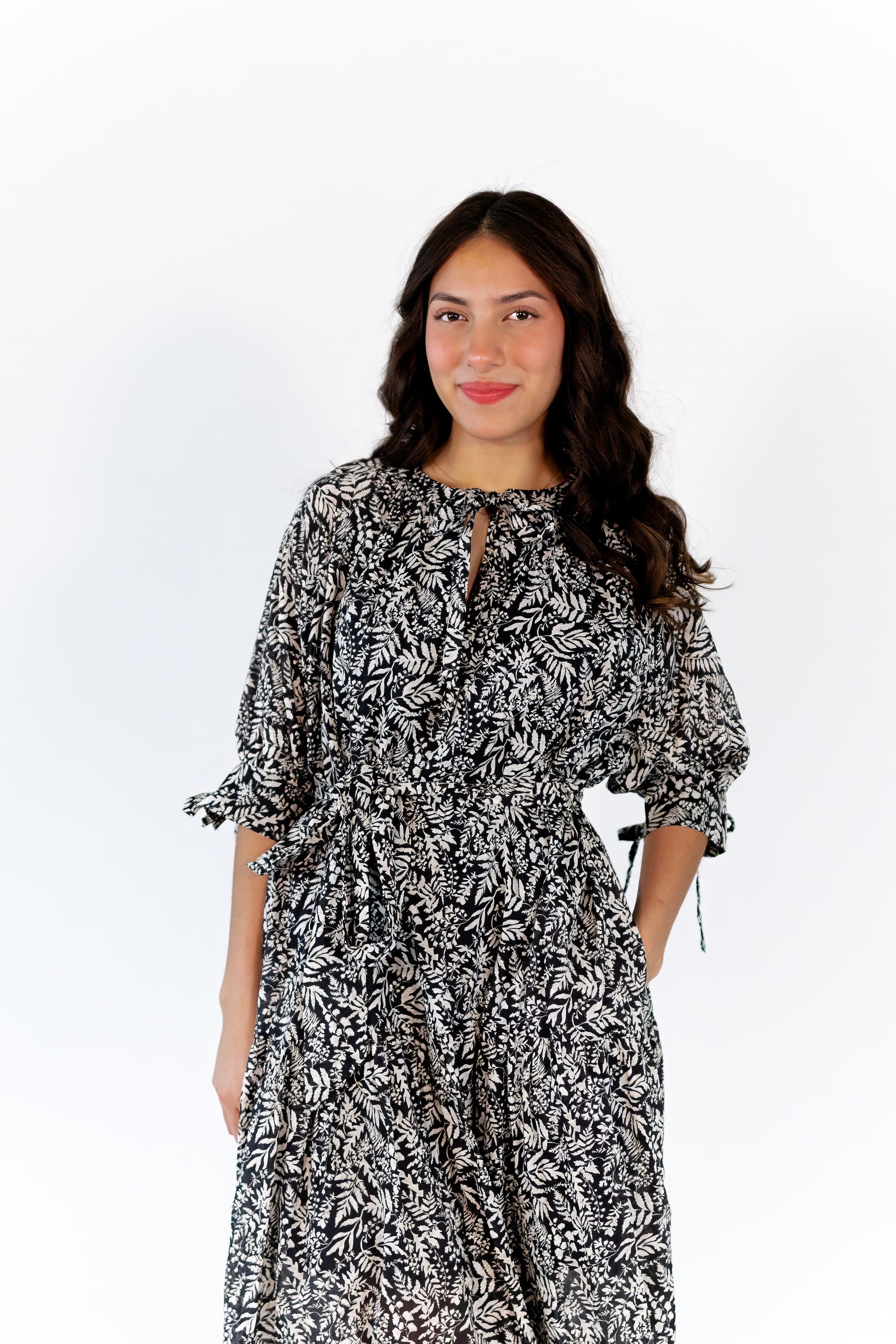 Joy Floral Midi Dress