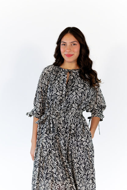 Joy Floral Midi Dress