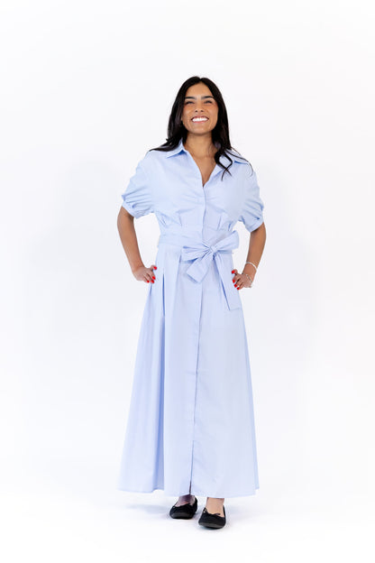 Nina Tie Waist Maxi dress