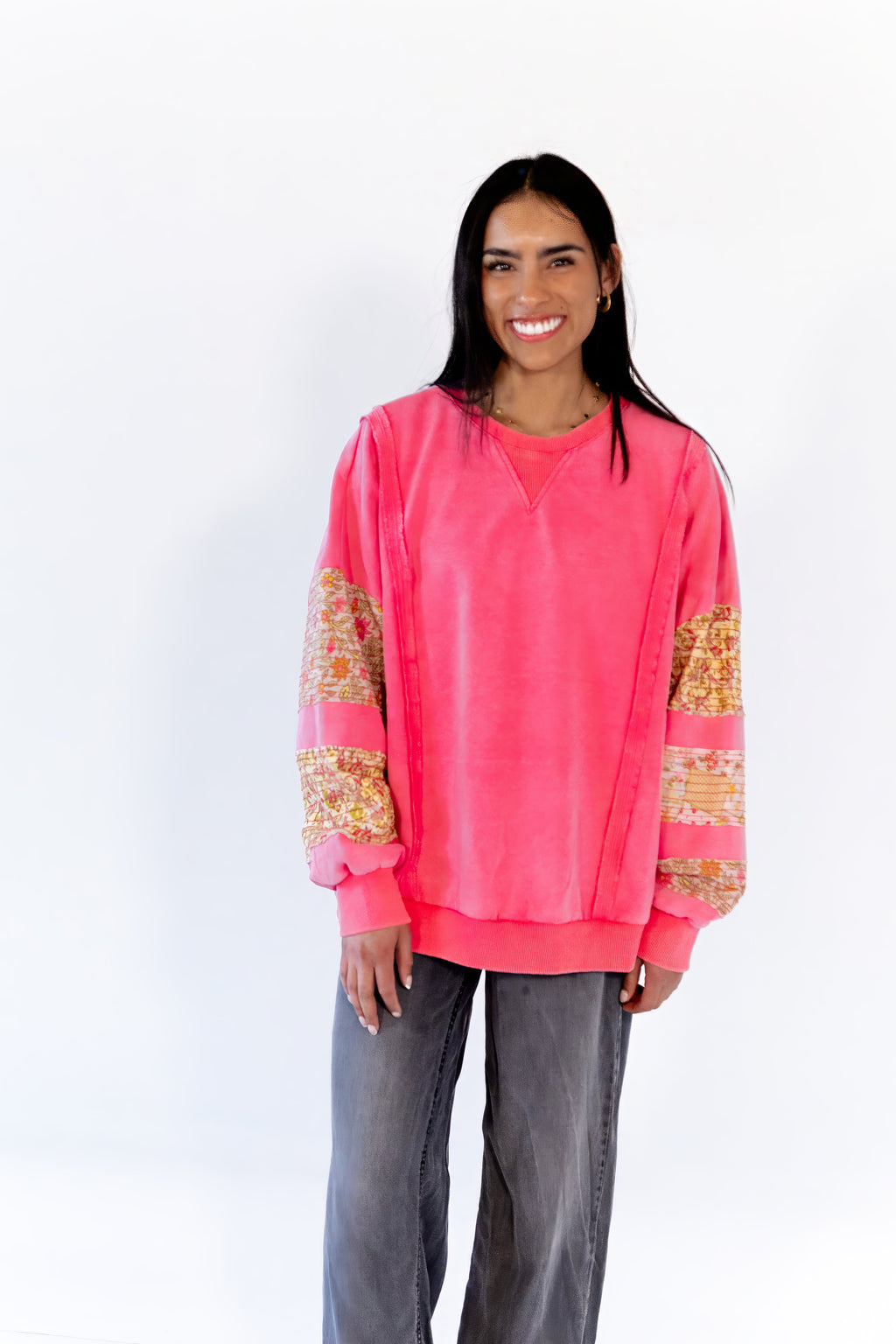 Angie Patchwork Pullover