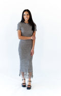 Cece Tassel Hem Dress