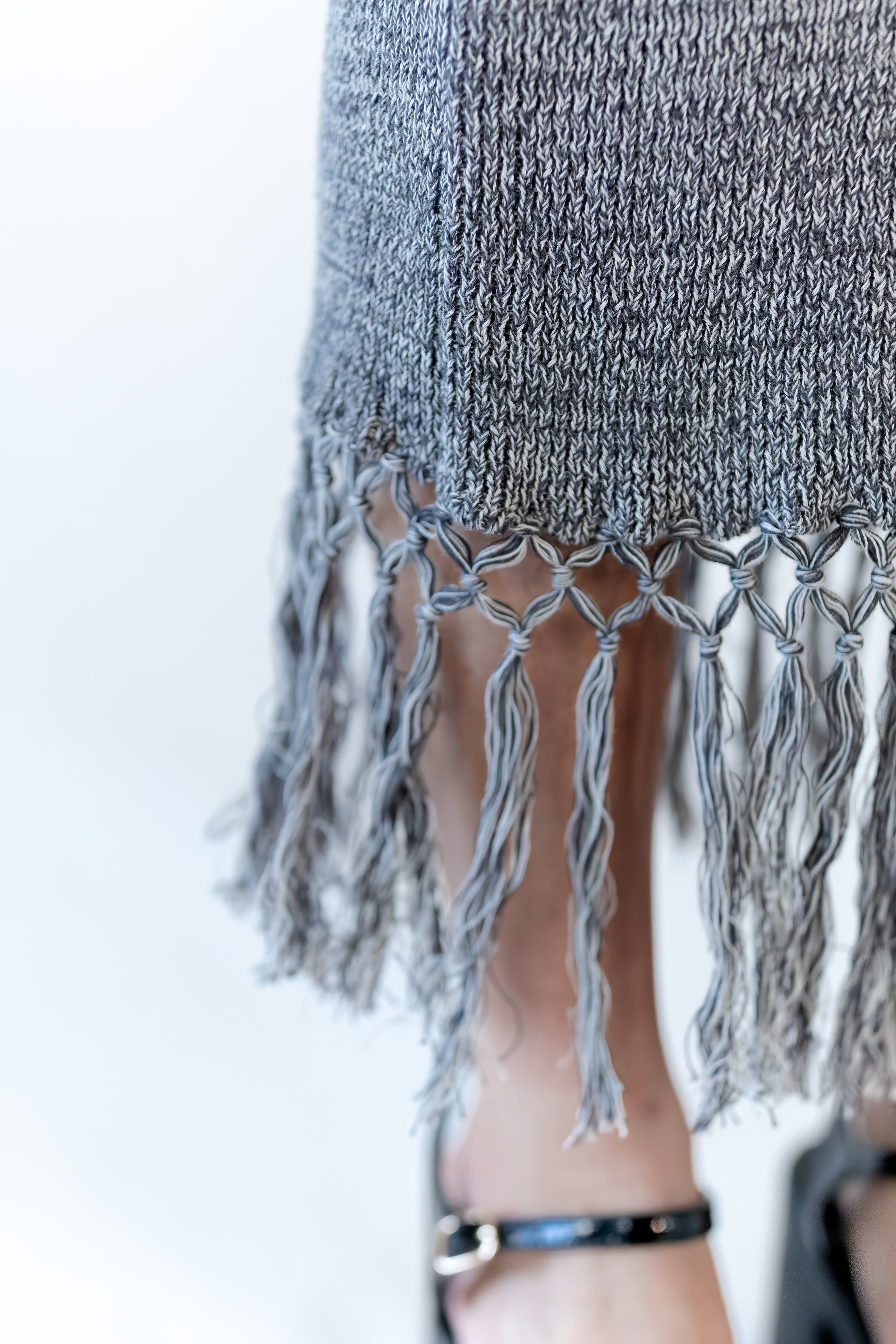Cece Tassel Hem Dress
