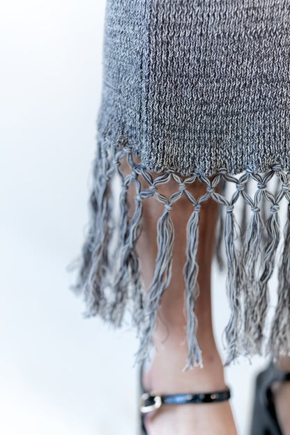 Cece Tassel Hem Dress