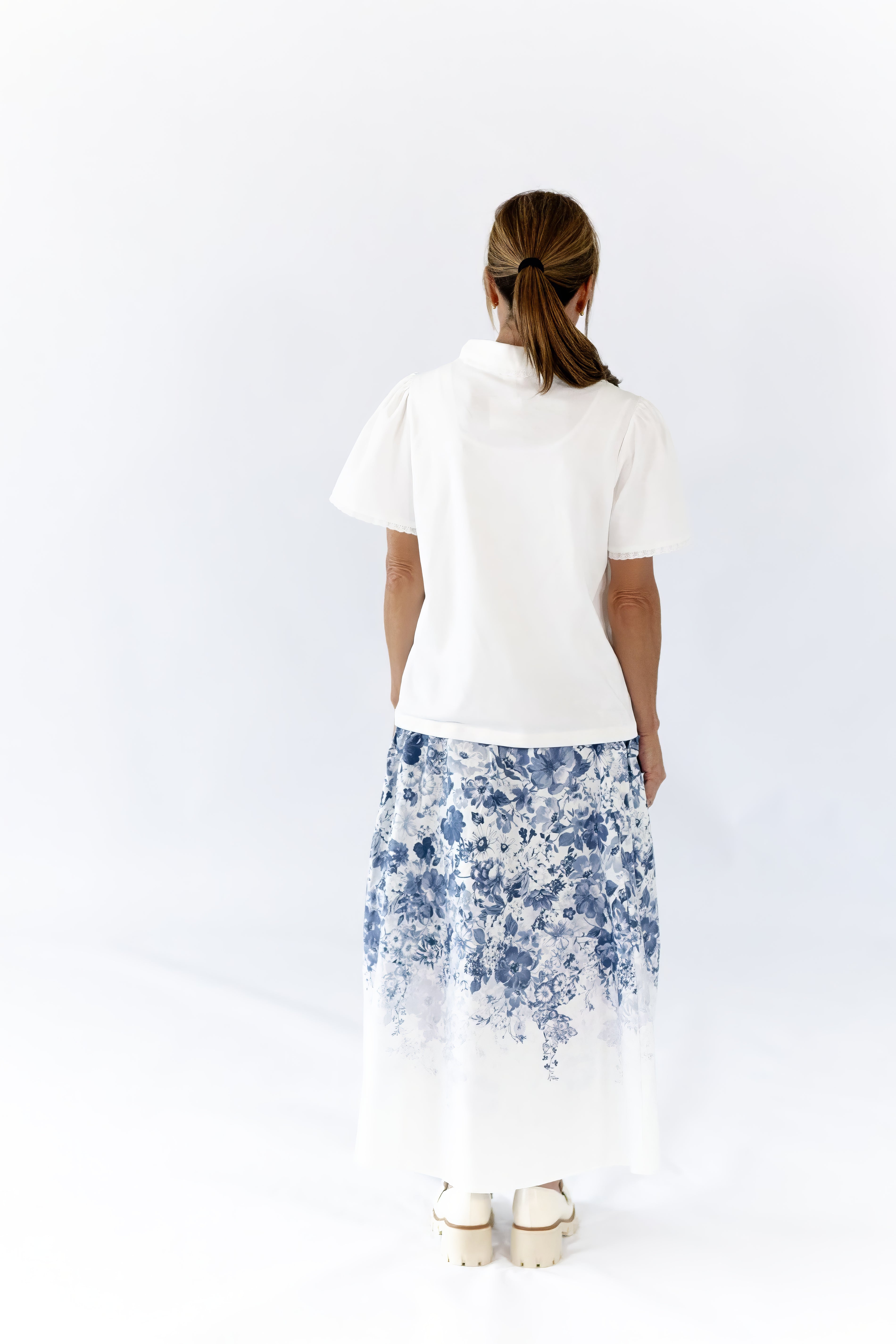 Samantha Floral Midi Skirt