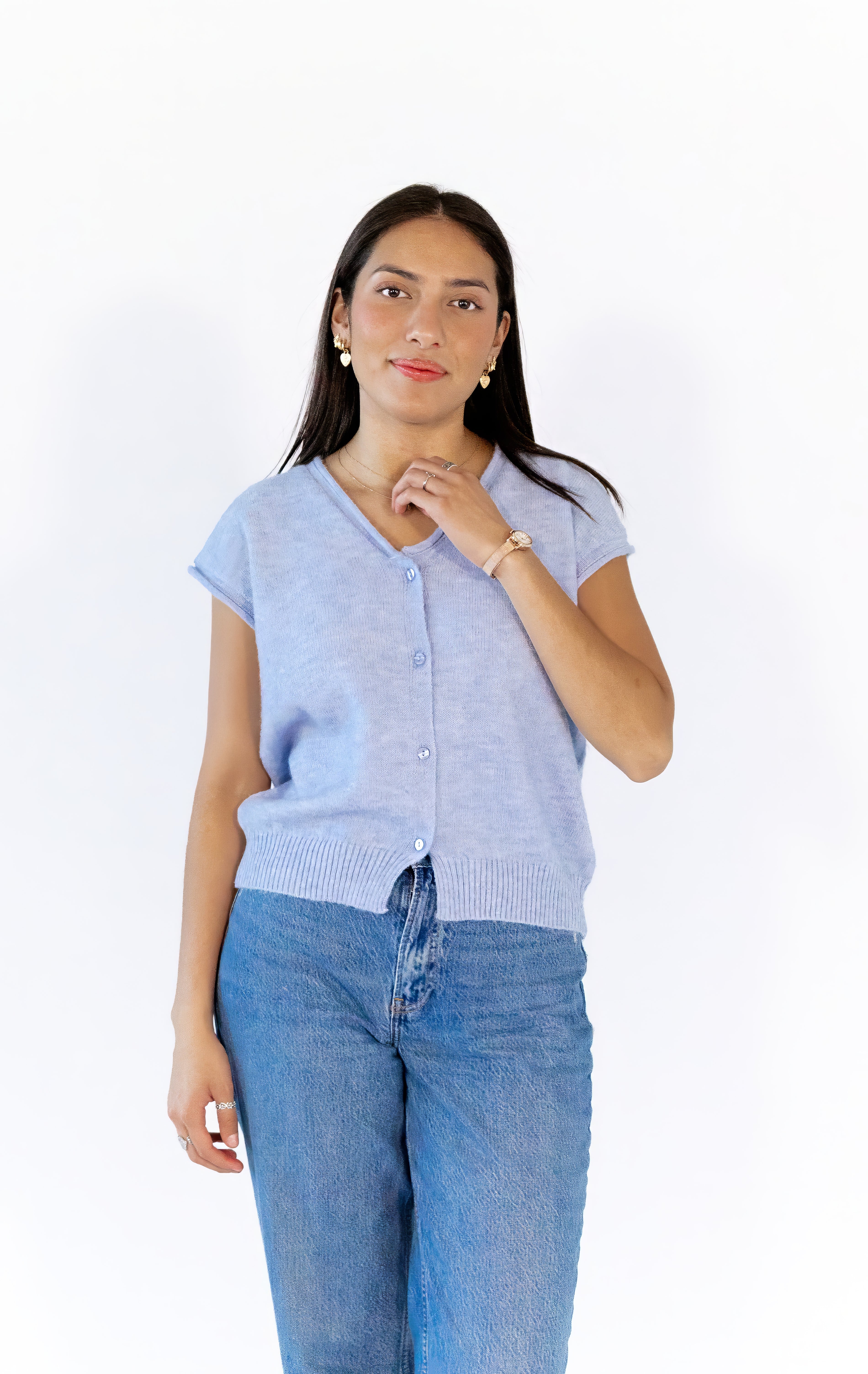 Joelle Sleeveless Cardigan