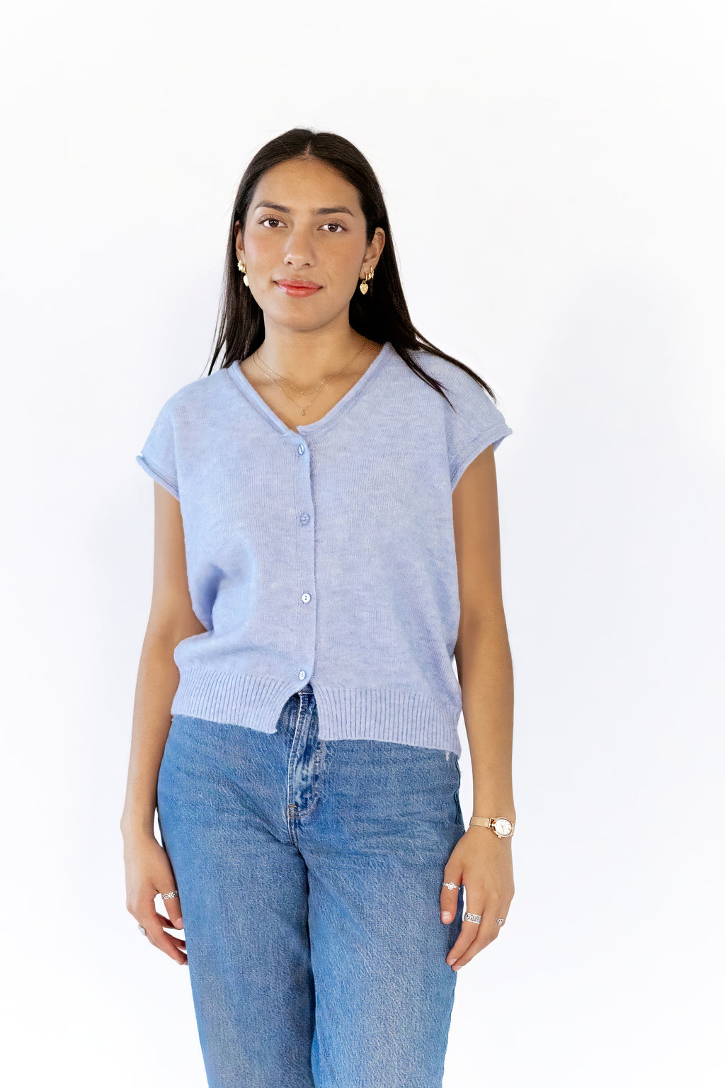 Joelle Sleeveless Cardigan