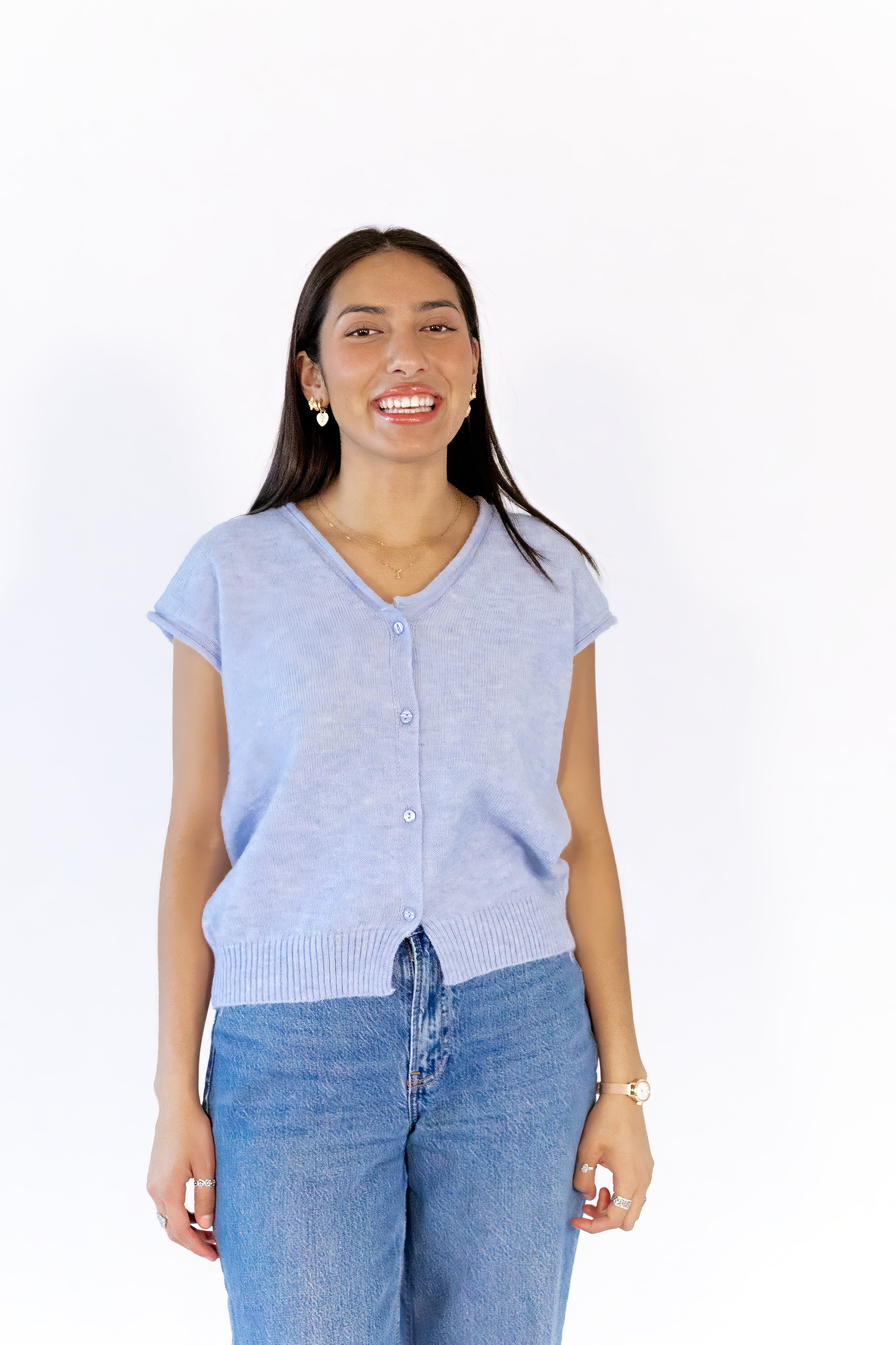 Joelle Sleeveless Cardigan