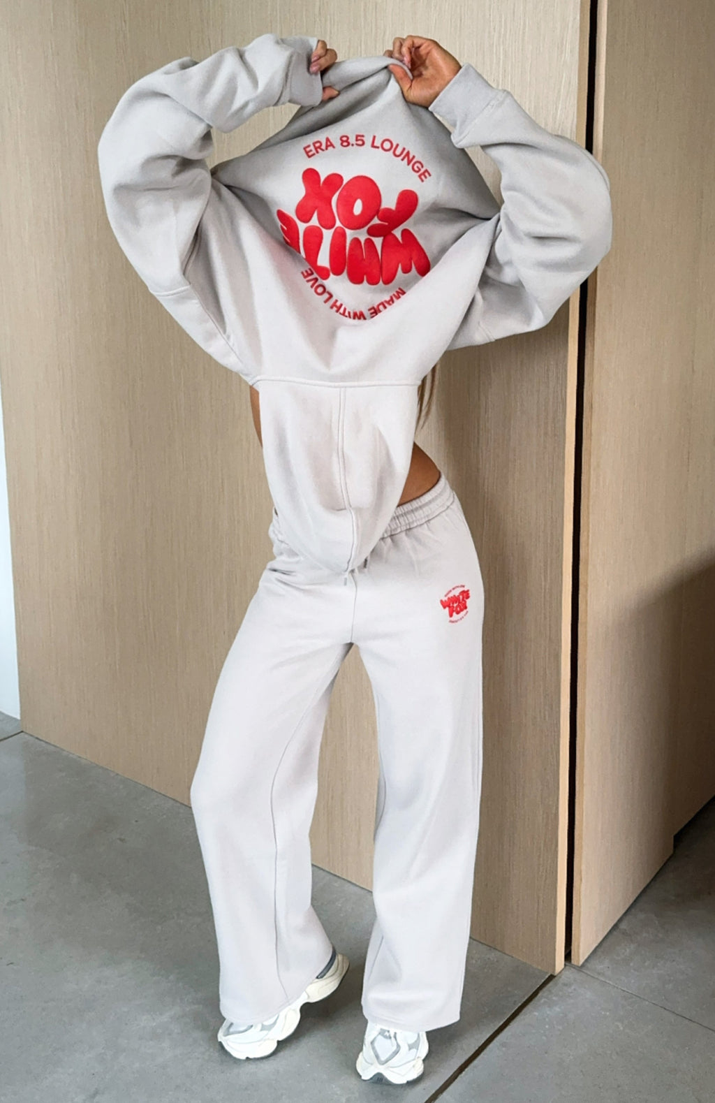 With Love For You Wide Leg Sweatpants Moon