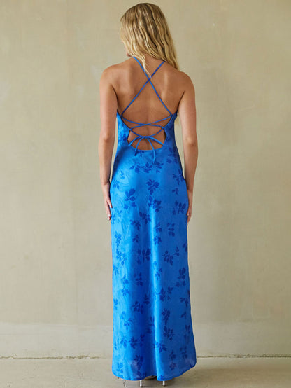 Eliana Open Back Maxi Dress