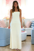 Eye Opener Maxi Dress - Light Yellow