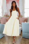 Destene Maxi Dress - Light Yellow