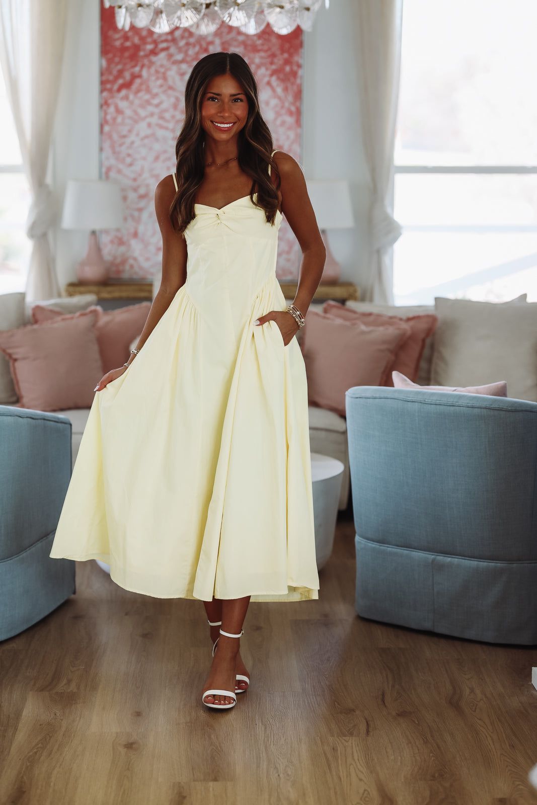 Destene Maxi Dress - Light Yellow