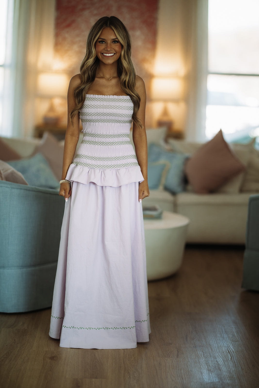 This Is Me Maxi Dress by Line and Dot - Lilac Purple