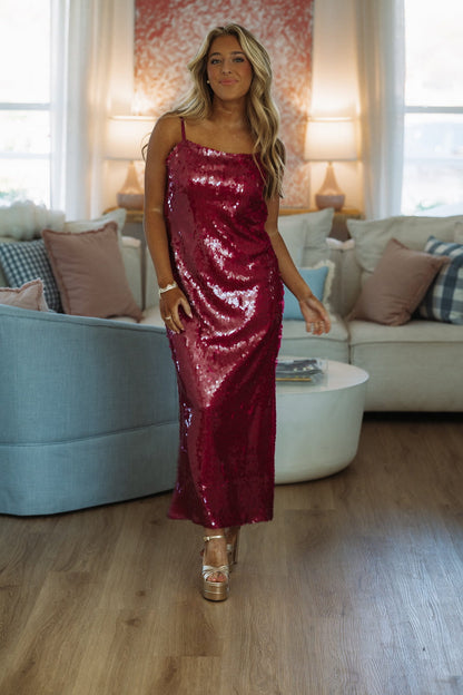 How I'm Gonna Slay Midi Dress - Magenta