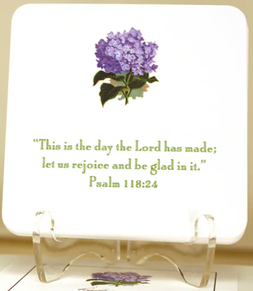 Hydrangea Verses With Easel