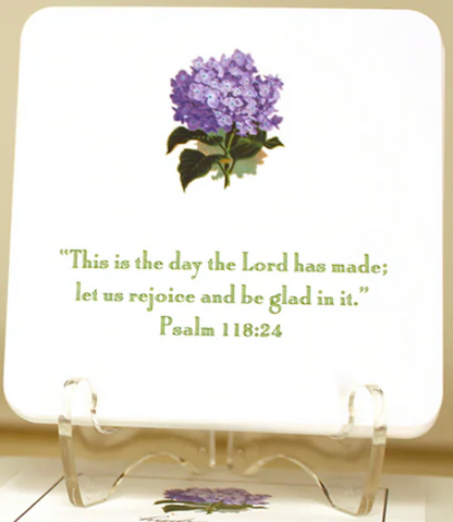 Hydrangea Verses With Easel