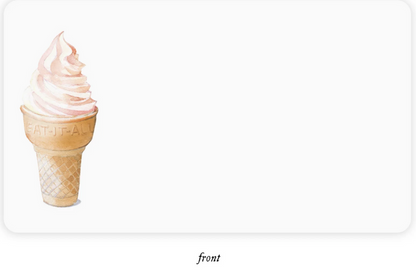 Ice Cream Little Notes
