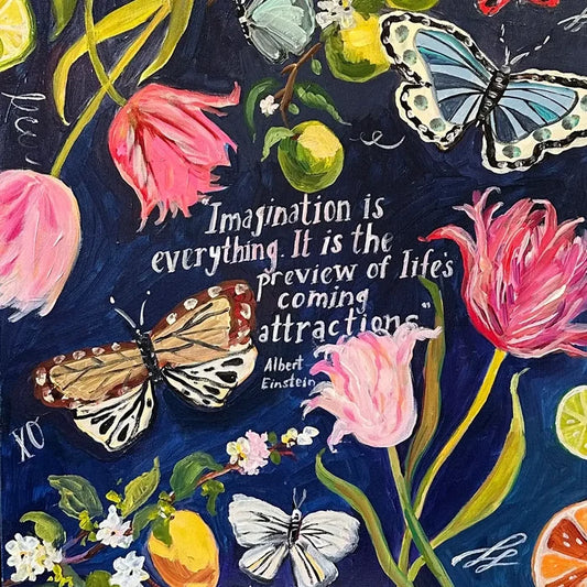 Imagination Is Everything Greeting Card