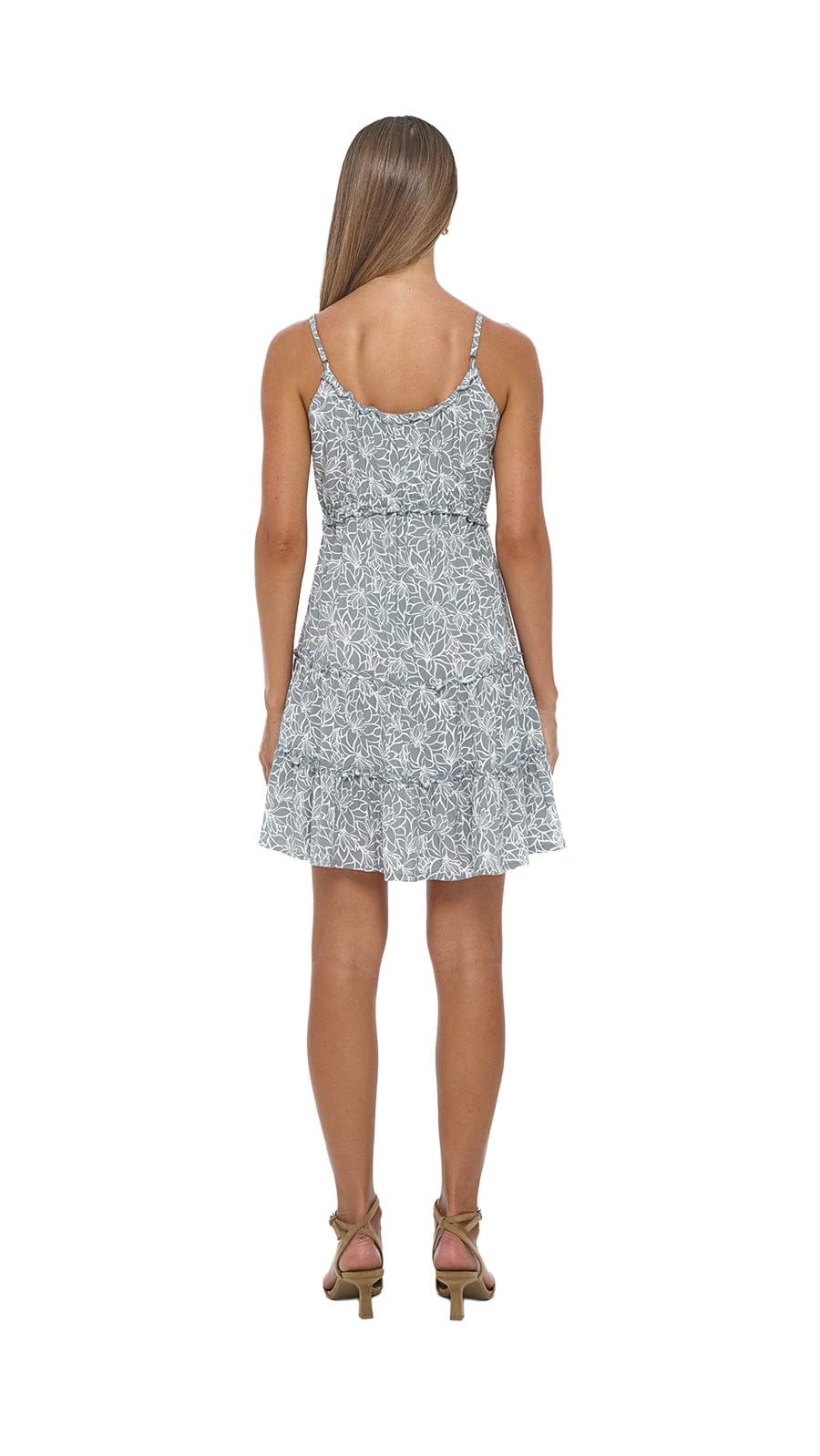 Leni Mini Dress - Lysoria Grey