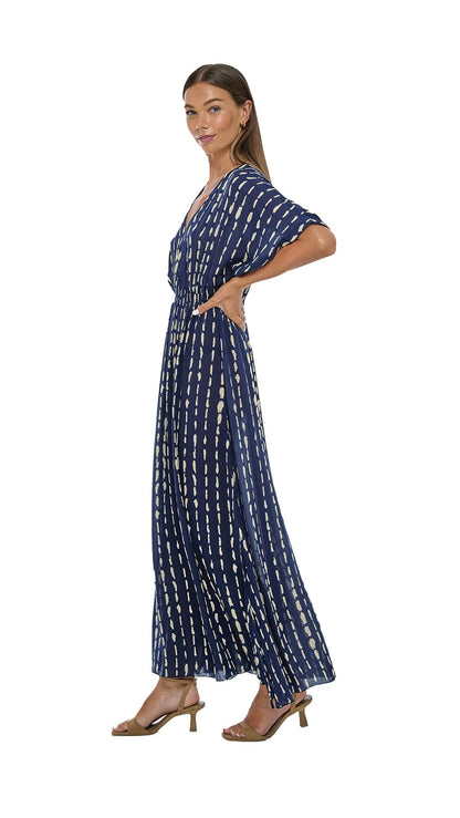 Poppy Serenity Maxi Dress - Current Navy