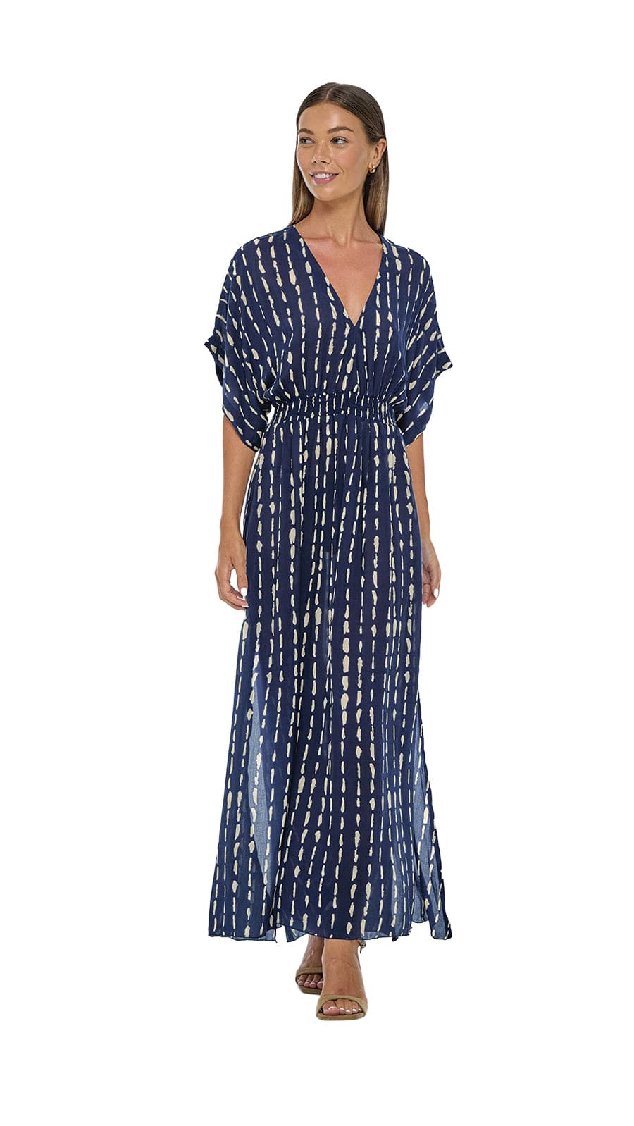 Poppy Serenity Maxi Dress - Current Navy