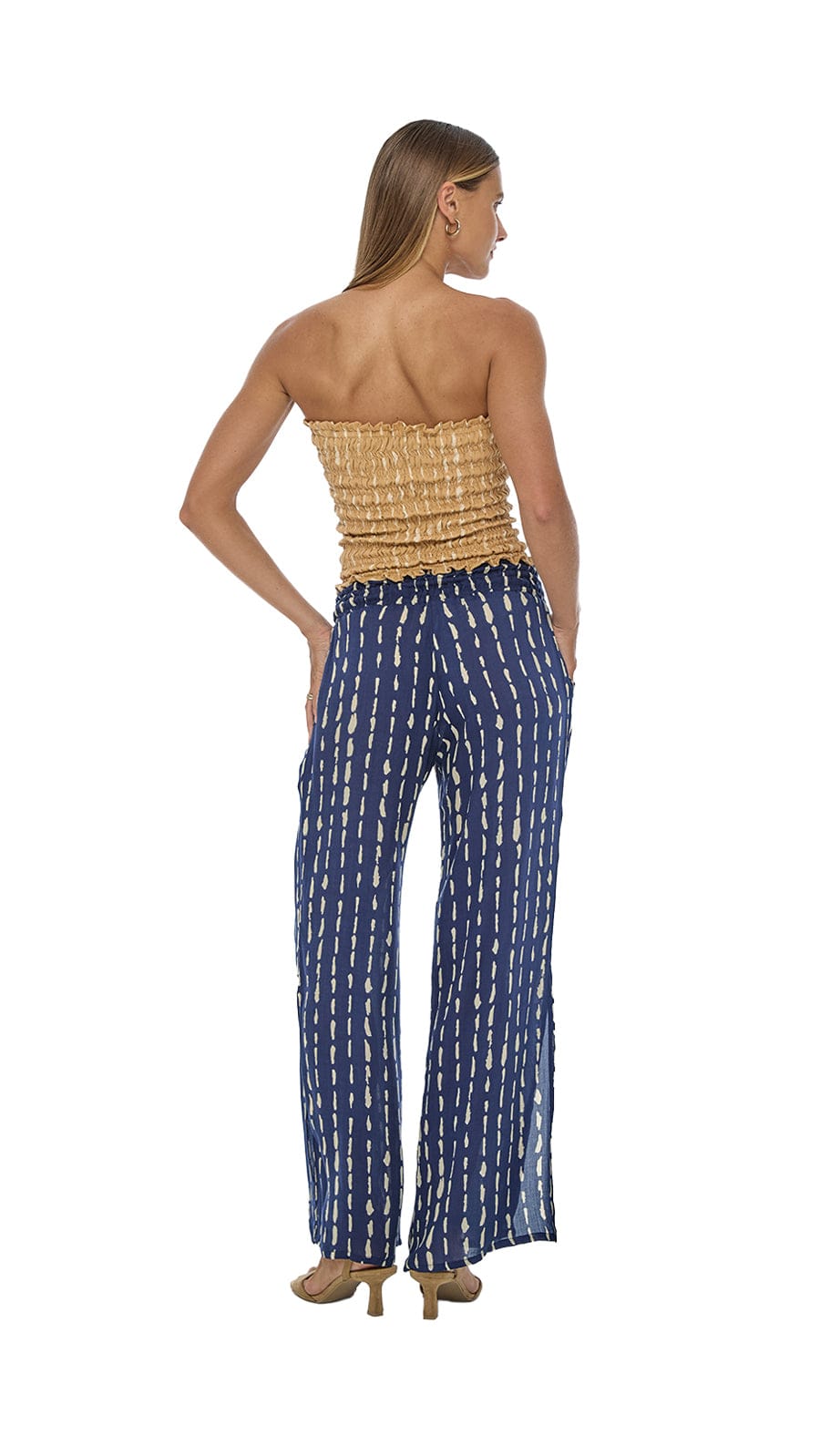 Flor de Malta Pants - Current Navy
