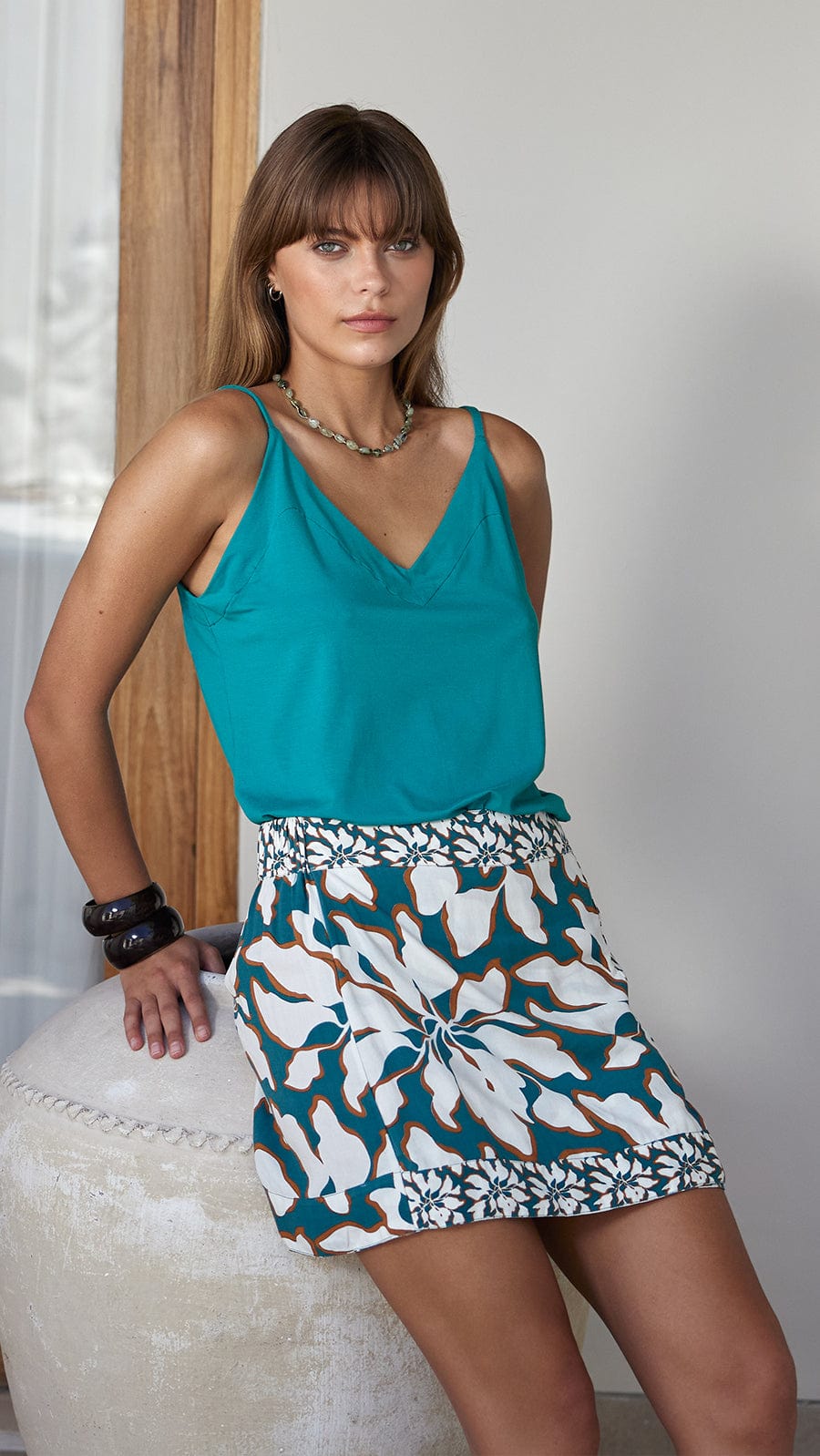 Nanua Jade Open Back Top