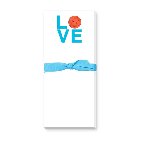 LOVE Pickleball Skinnie Notepad