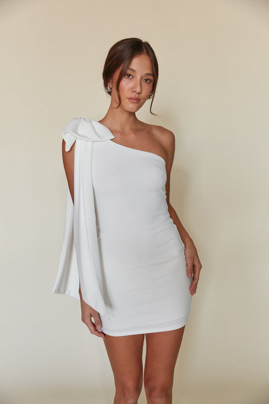 Mischa Bow Bodycon Mini Dress
