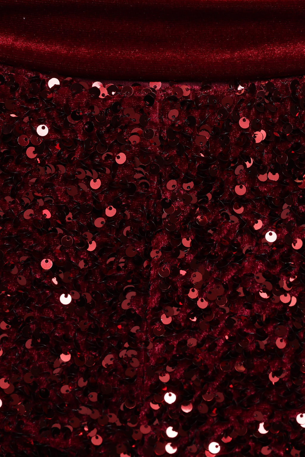 Scarlette Sequins Short - Burgundy