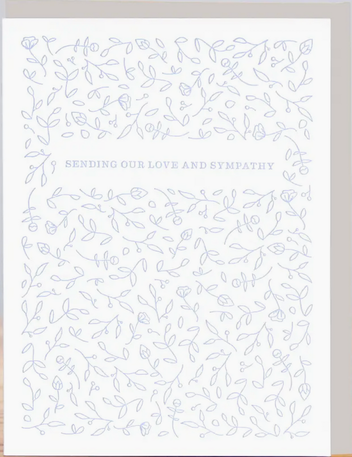 Sending Love and Sympathy Greeting Card