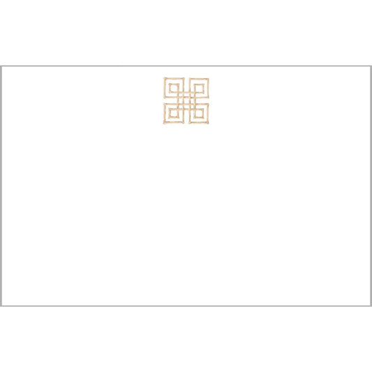 Tan Bamboo Fret Slab Notepad
