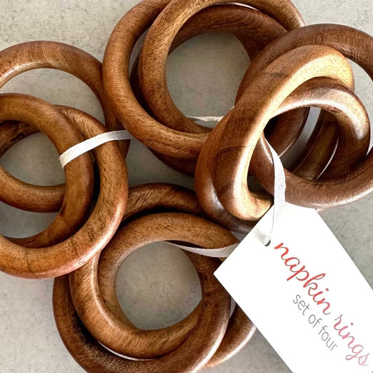 Wood Bangles Napkin Rings